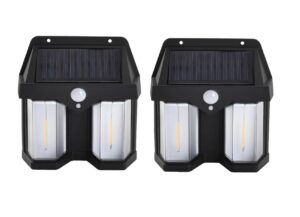 Solar Wall Lights Small Fence Lights Solar Powered Up Down LED Porch Light Luces Solares para Exteriores Garden Lights Outdoor Solar Landscape Lights Water (2)
