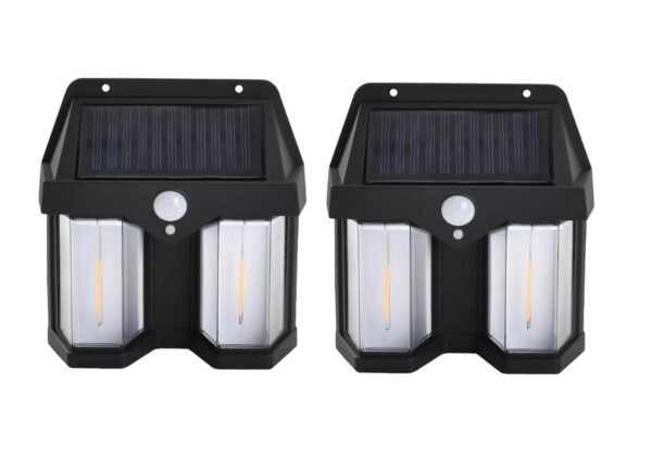 Solar Wall Lights Small Fence Lights Solar Powered Up Down Solar Wall Lights Small Fence Lights Solar Powered Up Down LED Porch Light Luces Solares para Exteriores Garden Lights Outdoor Solar Landscape Lights Water (2)