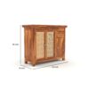 Solid-Sheesham-Wood-Sideboard-Cabinet-for-Living-Room-Wooden-Storage-Cabinet-with-2-Cane-Doors-Drawer-Cabinet-Sideboard-Cabinet-for-Home-Hallway-B-Honey.jpg Solid Sheesham Wood Sideboard Cabinet for Living Room | Wooden Storage Cabinet with 2 Cane Doors, Drawer & Cabinet | Sideboard Cabinet for Home & Hallway | B-Honey