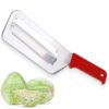Stainless Steel Cabbage Knife & Vegetable Slicer Cutter – Manual Stainless Steel Cabbage Knife & Vegetable Slicer Cutter – Manual Coleslaw Maker, Salad Chopper for Lettuce, Cabbage & Vegetables – Kitchen Cutting Tool for Easy Food Prep (Pack of 1)