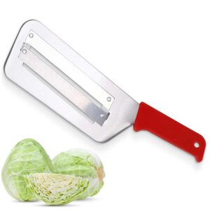 Stainless Steel Cabbage Knife & Vegetable Slicer Cutter – Manual Coleslaw Maker, Salad Chopper for Lettuce, Cabbage & Vegetables – Kitchen Cutting Tool for Easy Food Prep (Pack of 1)