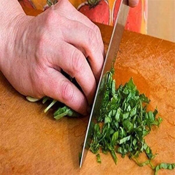 Stainless Steel Kitchen 5-Pcs Knife Set with Wooden Chopping Board & Scissor Vegetable & Meat Cutting (Set of 5 + 1 Chopper Board)