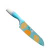 Stainless Steel Kitchen Knives, Sharp Knife Set Nonstick Coated, Chef's Stainless Steel Kitchen Knives, Sharp Knife Set Nonstick Coated, Chef's Knives, Professional Kitchen Cutlery Sets for Chef, Cooking, Camping, Outdoor, Gift (Blue, Set of 1)