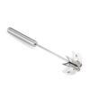 Stainless Steel Spring Mixi Egg, Lassi, Butter Milk Maker, Mixer Hand Hand Push Blender for Home Tool for Egg Beater, Kitchen Utensils for Blending, Whisking, Beating, Stirring, Silver