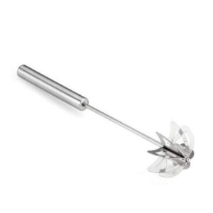 Stainless Steel Spring Mixi Egg, Lassi, Butter Milk Maker, Mixer Hand Hand Push Blender for Home Tool for Egg Beater, Kitchen Utensils for Blending, Whisking, Beating, Stirring, Silver