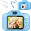 Storio Kids Digital Camera Toy 3.0MP 1080P HD Video Camera with 2-Inch Screen | USB Rechargeable Mini Camera | Educational Toy & Birthday Gift for Boys & Girls Age 3–12 | Supports 32GB SD Card - Blue