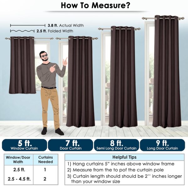 Story@Home-100-True-Blackout-Door-Curtains-7-Feet-Long-Set-of-2-Solid-Thermal-Insulated-Room-Darkening-Curtain-for-Living-Room-116-X-215-Cm-Dark-Brown.jpg Story@Home 100% True Blackout Door Curtains 7 Feet Long Set of 2 Solid Thermal Insulated Room Darkening Curtain for Living Room | (116 X 215 Cm, Dark Brown)