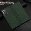 Stylish Leather Case with Built-in Card Slot Flip Cover Compatible with Samsung Galaxy Z Fold 6 5G (Green)