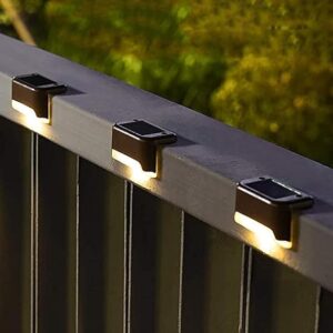 TRV Hubs (Set of 4 Pcs) Solar Stairs Light Automatic TRV Hubs (Set of 4 Pcs) Solar Stairs Light Automatic Sensor Weather Resistant Easy Installation Energy Efficient Outdoor Versatile Lamp for Home Garden Balcony