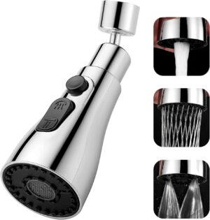 Tap Extender for Kitchen Sink, Flexible Faucet with Tap Extension Tap Extender for Kitchen Sink, Flexible Faucet with Tap Extension for Convenient Use Upgrade Your Kitchen Sink with Flexible Tap for Easy Access (Sink Faucet)