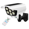 The Difference Solar Lights Outdoor Motion Sensor - 77LED Spotlight Solar Lights Outdoor IP66 Waterproof, Solar Security Lights (Camera Type Solar Light)(Plastic)