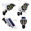 The Difference Solar Lights Outdoor Motion Sensor - 77LED Spotlight Solar Lights Outdoor IP66 Waterproof, Solar Security Lights (Camera Type Solar Light)(Plastic)