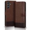TheGiftKart Flip Back Cover Case for Samsung Galaxy A55 5G TheGiftKart Flip Back Cover Case for Samsung Galaxy A55 5G | Dual-Color Leather Finish | Inbuilt Stand & Pockets | Wallet Style Flip Back Case Cover for Samsung A55 5G (Faux Leather, Brown & Coffee)