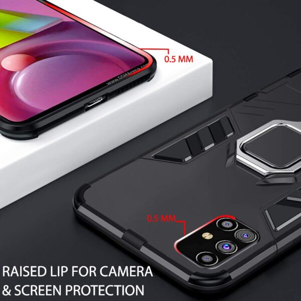 TheGiftKart-Tough-Armor-Bumper-Back-Case-Cover-for-Samsung-Galaxy-M51-Ring-Holder-Kickstand-in-Built-360-Degree-Protection-Hard-Back-Case-Cover-for-Samsung-Galaxy-M51-PC-TPU-Black.jpg TheGiftKart Tough Armor Bumper Back Case Cover for Samsung Galaxy M51 | Ring Holder & Kickstand in-Built | 360 Degree Protection | Hard Back Case Cover for Samsung Galaxy M51 (PC & TPU, Black)