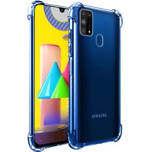 TheGiftKart Transparent Crystal Clear Back Cover Case for Samsung Galaxy TheGiftKart Transparent Crystal Clear Back Cover Case for Samsung Galaxy M31 Prime / F41 / M31 | Shockproof Soft TPU Case | Cushioned Edges for Ultimate Protection (Transparent)