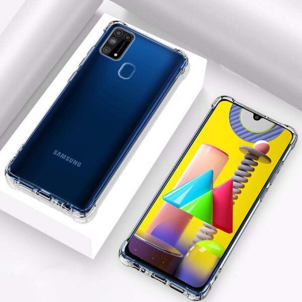 TheGiftKart Transparent Crystal Clear Back Cover Case for Samsung Galaxy M31 Prime / F41 / M31 | Shockproof Soft TPU Case | Cushioned Edges for Ultimate Protection (Transparent)