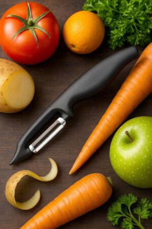 Top Chef Forever Peeler – Simple, Strong & Built to Last – Black