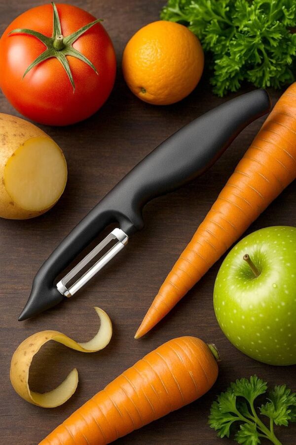 Top Chef Forever Peeler – Simple, Strong & Built to Last – Black