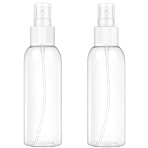 Transparent Empty Refillable Reusable Ultra Fine Mist Spray Bottle Atomizer, Transparent Empty Refillable Reusable Ultra Fine Mist Spray Bottle Atomizer, Mist Pump For Beauty, Personal Care, Face-Hair Moisturizing, Plants, Electronic Gadgets, Cleaning, Pack of 2