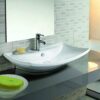 Transparent Soap Holder with Drain Hole | Bathroom Soap Dish Stand for Sink, Wash Basin & Kitchen | Anti-Slip Soap Tray | Durable Bathroom Accessory (4, Frost Glass SOAP Dish)