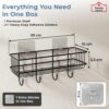 Trendy-Home-Self-Adhesive-Bathroom-Organiser-Drill-Free-Metal-Wall-Rack-with-7-Layer-Black-Powder-Coated-Matte-Finish-Magic-Sticker-Bathroom-Storage-Shelf-with-4-Hooks-Rust-Proof-Wall-Organizer.jpg Trendy Home Self Adhesive Bathroom Organiser, Drill-Free Metal Wall Rack with 7-Layer Black Powder Coated Matte Finish, Magic Sticker Bathroom Storage Shelf with 4 Hooks, Rust-Proof Wall Organizer