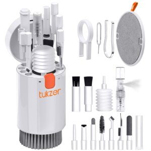 Tukzer Laptop Screen Keyboard Cleaner Kit, 20-in-1 Electronic Gadget Cleaning Tukzer Laptop Screen Keyboard Cleaner Kit, 20-in-1 Electronic Gadget Cleaning Tool, 2.5ml Mist Spray, Pen Brush, Air Blower| for MacBook, iPad iPhone Smartphone Tablet, PC Computer, DSLR Camera Lens