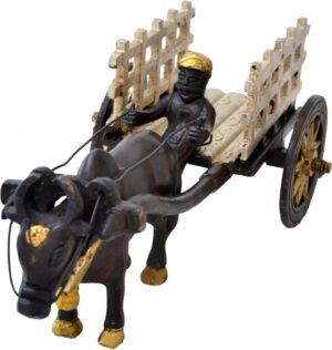 Two Moustaches Brass Bullock Cart Showpiece, Show Pieces for Home Two Moustaches Brass Bullock Cart Showpiece, Show Pieces for Home Decor, Antique Home Decor, Artifacts Vintage, Housewarming Gifts, Standard, Pack of 1