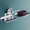 USF 304 Stainless Steel Double Soap Stand for Bathroom, Wall Mounted Soap Holder with Drain Holes, Durable Rustproof Build, Chrome Finish, 25 Years Warranty