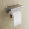 USF Bathroom Toilet Roll Holder | 304 Stainless Steel Build USF Bathroom Toilet Roll Holder | 304 Stainless Steel Build | Square Paper Holder for Wash Area | Chrome Finish | Strong & Long Lasting Design | Easy Installation | 3 Years Warranty