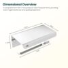 USF-Bathroom-Toilet-Roll-Holder-304-Stainless-Steel-Build-Square-Paper-Holder-for-Wash-Area-Chrome-Finish-Strong-Long-Lasting-Design-Easy-Installation-3-Years-Warranty.jpg USF Bathroom Toilet Roll Holder | 304 Stainless Steel Build | Square Paper Holder for Wash Area | Chrome Finish | Strong & Long Lasting Design | Easy Installation | 3 Years Warranty