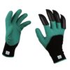 UTKARSH Acrylonitrile Butadiene Styrene Heavy Duty Garden Gloves, Reusable, Washable, with Right Hand Fingertip ABS Claws for Pruning, Digging, Planting and Gardening (Pack of 2 Pairs)
