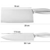 Upgraded Knife Set 2 Piece Premium Japanese High Carbon Stainless Steel Kitchen Knife Sets with Razor Sharp Knives Set for Kitchen(Silver)