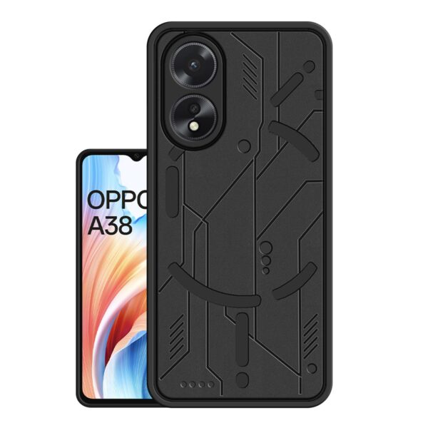 VIDO Designer Soft Silicon Back Case Cover for Oppo A38 4G / Oppo A18 4G