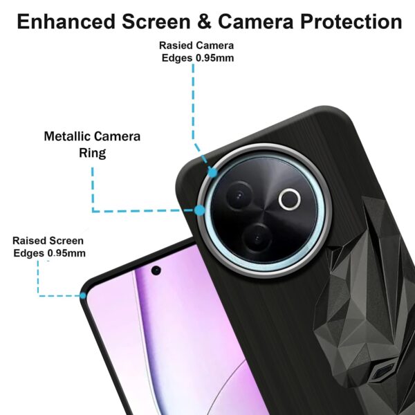 VIDO Exclusive Soft Back Case Cover for Vivo Y39 5G (Shock Proof |360 Degree Complete Protection)