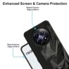 VIDO Silicone Exclusive Soft Back Case Cover for Realme 12 5G / Realme 12X 5G / Realme C65 5G/ Realme 13 5G(Shock Proof |360 Degree Complete Protection),Black