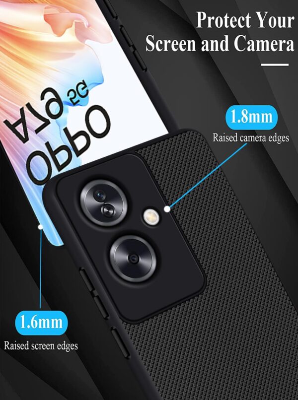 VIDO Super Frosted Raised Camera Protect Soft Back Case Cover for Oppo A79 5G