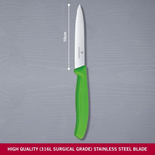 Victorinox-Stainless-Steel-Kitchen-Knife-Swiss-Classic-10-cm-Stamped-Knife-with-Straight-Edge-Beveled-Tip-for-Professional-and-Household-Kitchen-Green-Swiss-Made.jpg Victorinox Stainless Steel Kitchen Knife, Swiss Classic 10 cm Stamped Knife with Straight Edge, Beveled Tip for Professional and Household Kitchen, Green, Swiss Made