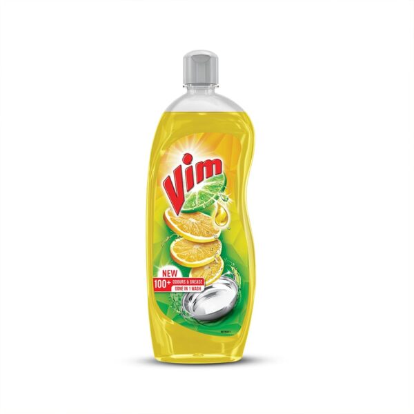 Vim Dishwash Liquid Gel Lemon|| With Lemon Fragrance|| Leaves No Vim Dishwash Liquid Gel Lemon|| With Lemon Fragrance|| Leaves No Residue|| Grease Cleaner For All Utensils|| 750 ml Bottle