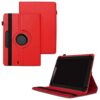 WHITBULL Rotate 360 Degree Universal [Standing Cover] Flip Cover Compatible with Realme Pad (10.4 inch) Red