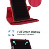 WHITBULL Rotate 360 Degree Universal [Standing Cover] Flip Cover Compatible with Realme Pad (10.4 inch) Red