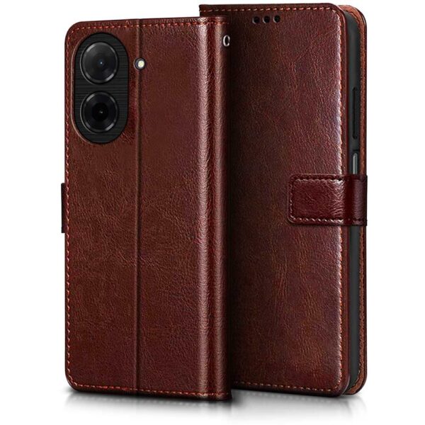 WOW-IMAGINE-Flip-Cover-for-Redmi-A5-Poco-C71-Shockproof-Back-Case-Cover-Flexible-Leather-Finish-Card-Pockets-Wallet-Stand-Brown.jpg WOW IMAGINE Flip Cover for Redmi A5 | Poco C71 Shockproof Back Case Cover (Flexible | Leather Finish | Card Pockets Wallet & Stand | Brown)