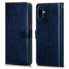 WOW IMAGINE Shock Proof Flip Cover Back Case Cover for Samsung Galaxy M06 5G | Galaxy F06 5G (Flexible | Leather Finish | Card Pockets Wallet & Stand | Blue)