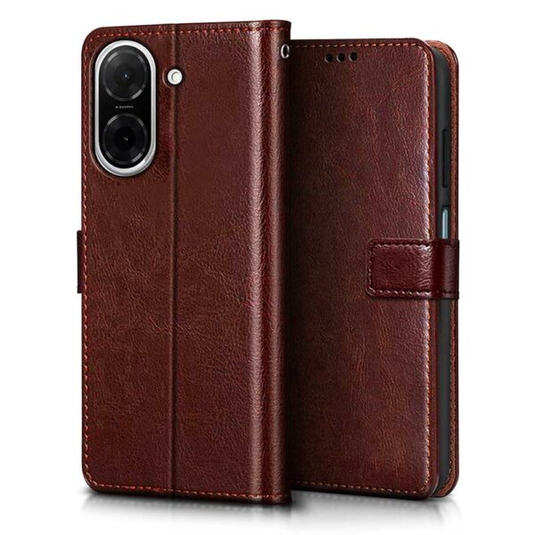 WOW-IMAGINE-Shock-Proof-Flip-Cover-Back-Case-Cover-for-Redmi-A5-Poco-C71-Flexible-Leather-Finish-Card-Pockets-Wallet-Stand-Chestnut-Brown.jpg WOW IMAGINE Shock Proof Flip Cover Back Case Cover for Redmi A5 | Poco C71 (Flexible | Leather Finish | Card Pockets Wallet & Stand | Chestnut Brown)