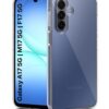 WOW IMAGINE Transparent Back Cover Case for Samsung Galaxy A17 5G | Galaxy M17 5G | F17 5G | Raised Bumps for Full Device & Camera Protection Shockproof TPU Silicone Mobile Cover – Transparent