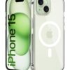 WOW IMAGINE Ultra-Hybrid Back Case Cover for iPhone 15 Compatible with MagSafe | Sleek Hard Crystal Clear Back | Drop & Camera Protection | Shockproof Mobile Case For iPhone 15 (PC & TPU, Transparent)