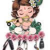 Webelkart Premium Cute Krishna Key Holder for Home/Office Decor/Key Hanger for Wall Decor,Decorative Item for Home (Cute Krishna)