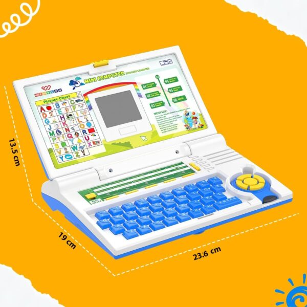 Wembley-Educational-Kids-Laptop-Learning-Toy-for-2-5-Years-Boys-Girls-Computer-Toys-for-3-Years-Fun-Activity-Learning-AlphabetLetterWordsGamesMathematicsMusicLogic-Memory-Tool-Blue.jpg Wembley Educational Kids Laptop Learning Toy for 2-5 Years Boys Girls Computer Toys for 3 Years Fun Activity Learning Alphabet,Letter,Words,Games,Mathematics,Music,Logic Memory Tool - Blue
