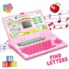 Wembley Educational Laptop for Kids Toys for 2-5 Years Learning Wembley Educational Laptop for Kids Toys for 2-5 Years Learning Activity Computer Educational Toy for 3 Years Old Boy Learn Alphabet,Letter,Words,Games,Mathematics,Music,Logic Memory Tool,Multicolour