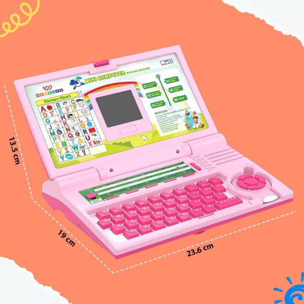 Wembley-Educational-Laptop-for-Kids-Toys-for-2-5-Years-Learning-Activity-Computer-Educational-Toy-for-3-Years-Old-Boy-Learn-AlphabetLetterWordsGamesMathematicsMusicLogic-Memory-ToolMulticolour.jpg Wembley Educational Laptop for Kids Toys for 2-5 Years Learning Activity Computer Educational Toy for 3 Years Old Boy Learn Alphabet,Letter,Words,Games,Mathematics,Music,Logic Memory Tool,Multicolour
