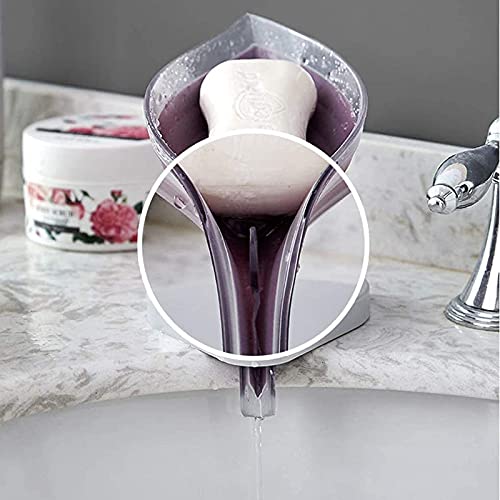 White-Leaf-Shape-Soap-Dish-with-Suction-Cup-Bar-Soap-Box-Holder-for-Bathroom-Kitchen-Sink-Elegant-Water-Draining-Soap-Stand-Tray-No-Drill-Installation-Pack-of-4.jpg White Leaf Shape Soap Dish with Suction Cup - Bar Soap Box Holder for Bathroom, Kitchen & Sink Elegant Water-Draining Soap Stand Tray, No-Drill Installation-Pack of 4